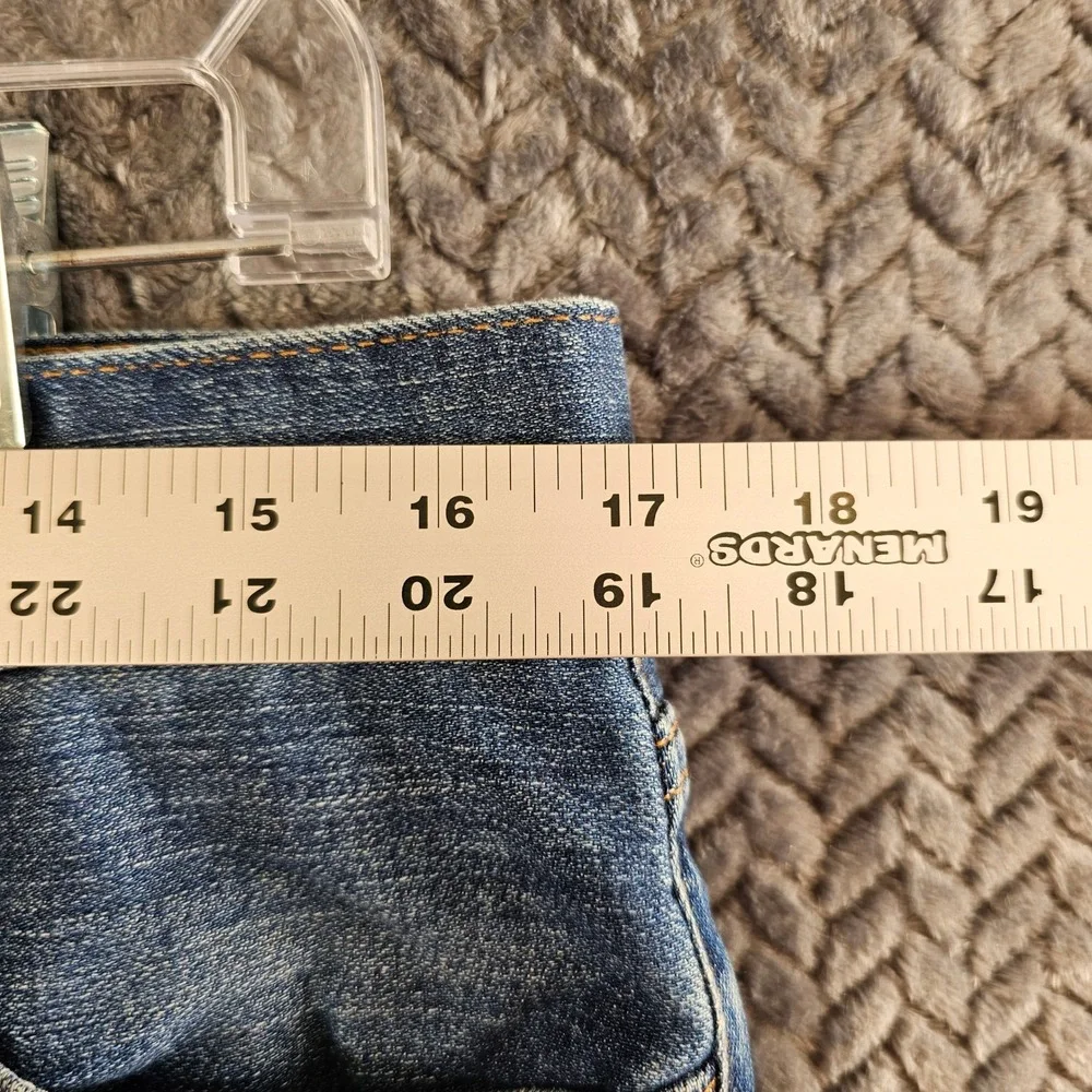 J Crew Driggs‎ Mens Blue Wash Distressed Slim Fit Jeans W33 L30 elevated casual